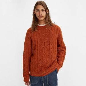 Levi’s Cable Crewneck Wool Sweater XL